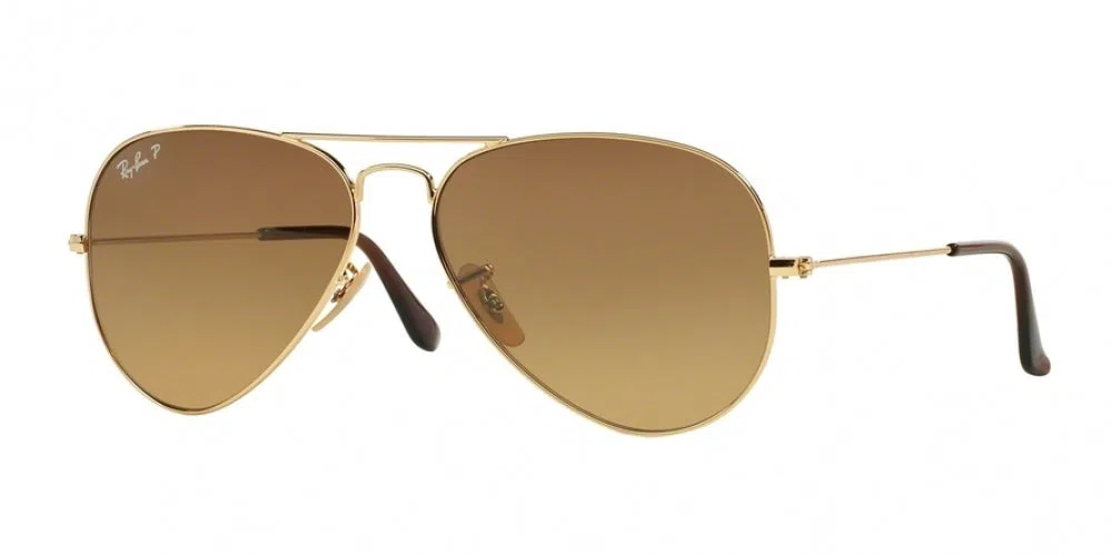 Ray Ban RB 3025 Aviator Large Metal Sunglasses - Medium - 58mm - Silver - view 10